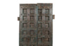 Biscottini Porta portone in legno massello e ferro da interno o da esterno vecchia e antica medievale