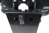 Sedile avvolgente con molleggio in sky nero larghezza 590mm