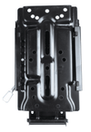 Sedile avvolgente con molleggio in sky nero larghezza 590mm