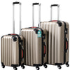 Set 3 Valigie Rigide Ruote Easy roll, Bagaglio mano e viaggio, Trolley Resistente