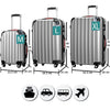 Set 3 Valigie Rigide Ruote Easy roll, Bagaglio mano e viaggio, Trolley Resistente