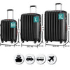 Set 3 Valigie Rigide Ruote Easy roll, Bagaglio mano e viaggio, Trolley Resistente