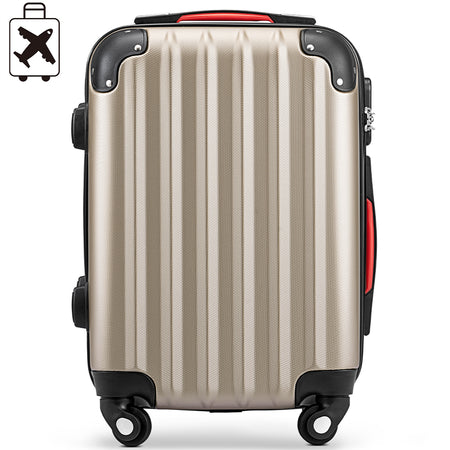 Set 3 Valigie Rigide Ruote Easy roll, Bagaglio mano e viaggio, Trolley Resistente