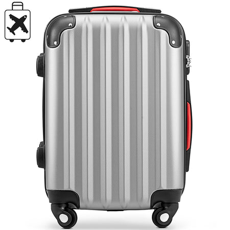 Set 3 Valigie Rigide Ruote Easy roll, Bagaglio mano e viaggio, Trolley Resistente