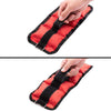 Kit 4 Pesi Allenamento Fitness 2KG+1KG Regolabili per Polsi e Caviglie Nero Rosso