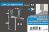 MASIDEF-CONNEX- SUPPORTO A U PER PALI 71x65x105x200 mm