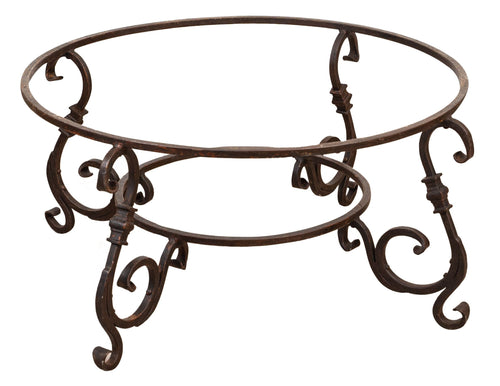 Biscottini Biscottini Base Tavolo ferro battuto 100x100x46 robusta resistente design