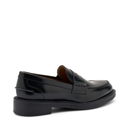 Frau mocassini donna in pelle spazzolata nero 95U0