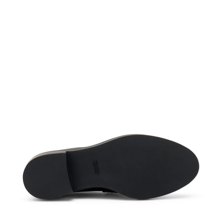 Frau mocassini donna in pelle spazzolata nero 95U0