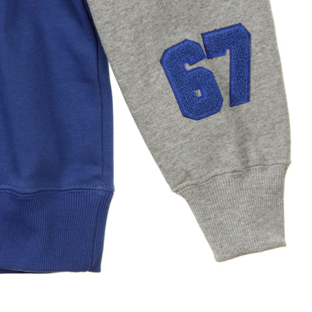 KAPPA Felpa Girocollo Uomo Authentic Benchi Blue Md/grey Lt da uomo