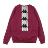 KAPPA Felpa Girocollo Uomo Authentic Bzali Violet/grey Silver da uomo