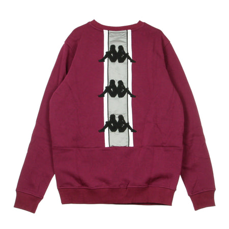 KAPPA Felpa Girocollo Uomo Authentic Bzali Violet/grey Silver da uomo