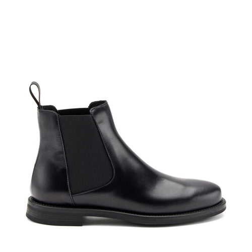 FRAU beatles donna in pelle nero 98L3