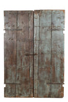 Biscottini Porta portone in legno massello e ferro da interno o da esterno vecchia e antica medievale