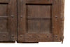 Biscottini Porta portone in legno massello e ferro da interno o da esterno vecchia e antica medievale