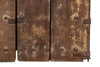 Biscottini Porta portone in legno massello e ferro da interno o da esterno vecchia e antica medievale