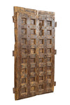 Biscottini Porta portone in legno massello e ferro da interno o da esterno vecchia e antica medievale