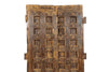 Biscottini Porta portone in legno massello e ferro da interno o da esterno vecchia e antica medievale