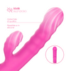 Vibratore Rabbit Doppia Stimolazione Punto G Clitoride in Silicone Ricaricabile