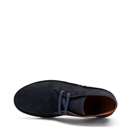 Frau desert boot in pelle scamosciata blu 25A0