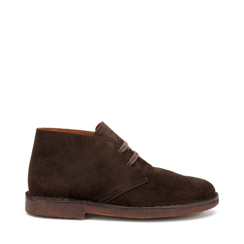 Frau desert boot in pelle scamosciata marrone 25A0
