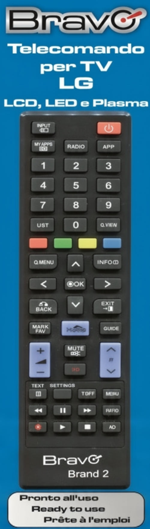 TELECOMANDO UNIV. DEDICATO BRAVO LG