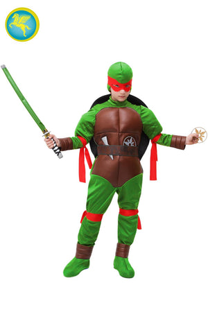 COSTUME TARTARUGA NINJA BAMBINO DA 5 A 11 ANNI - PEGASUS COD. 1266