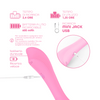 Vibratore Punto G Riscaldante in Silicone con 10 Modalità di Vibrazione Sex Toy