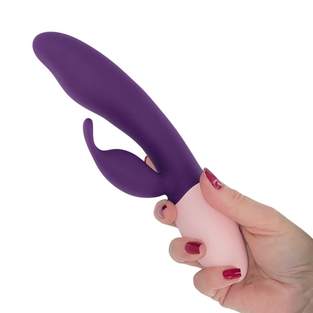 Vibratore Rabbit Doppia Stimolazione Punto G e Clitoride 10 Modalità Vibrazione