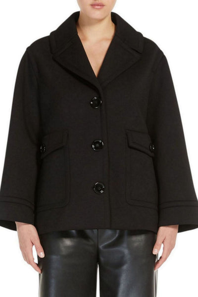 S Max Mara Giacconi Nero da donna