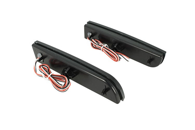 Kit 2 Fanali Posteriori A Led Nero Fume Per Mitsubishi Lancer Outlander Sport RVR ASX