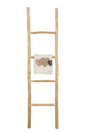 Biscottini Scala portasciugamani in legno finitura naturale