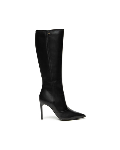 Nero Giardini stivali donna elegante in pelle nero I514424DE100