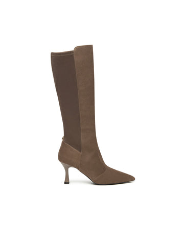 Nero Giardini stivali donna in camoscio col. spago I514482DE427