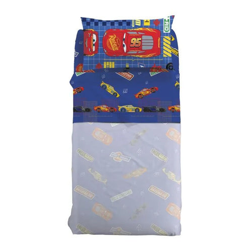 Completo Lenzuola Singolo Cars Game - Caleffi Kids in Cotone - Avventure a Motore per Ragazzi