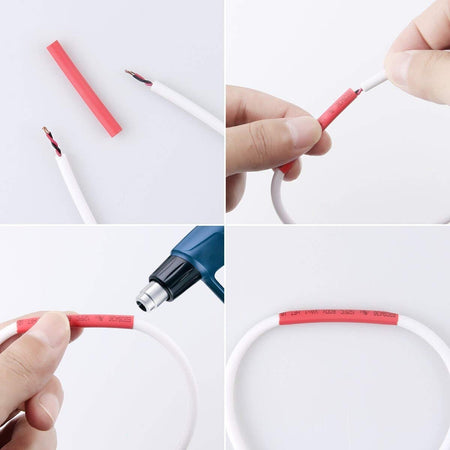 127 GUAINE GUAINA TERMORESTRINGENTI TERMORETRAIBILE TERMORETRATTILE ASSORTITE Fai da te/Materiale elettrico/Cablaggio di superficie/Tubi Trade Shop italia - Napoli, Commerciovirtuoso.it