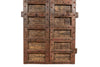 Biscottini Porta portone in legno massello e ferro da interno o da esterno vecchia e antica medievale