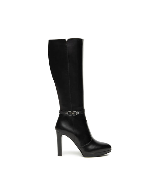 Nero Giardini stivali donna elegante in pelle nero I514521DE100