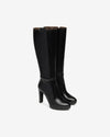 Nero Giardini stivali donna elegante in pelle nero I514521DE100