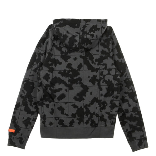 NIKE NBA Felpa Cappuccio Zip Uomo Lebron Hoodie Anthracite/team Orange da uomo