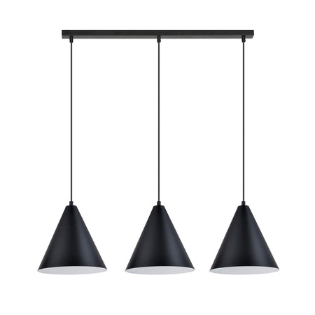 Sospensione Nordica Rebel 3 Luci In Acciaio Nero