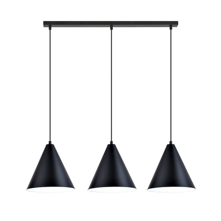 Sospensione Nordica Rebel 3 Luci In Acciaio Nero