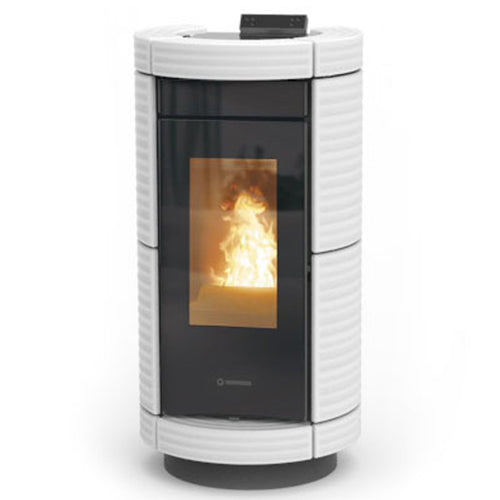Thermorossi Termostufa a Pellet Dorica Idra 14 Maiolica 13,7 kW