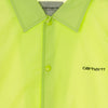 CARHARTT WIP Giacca Coach Jacket Uomo Script Coach Jacket Lime/black da uomo