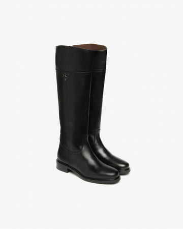 Nero Giardini stivale donna alto in pelle nero I514705D100