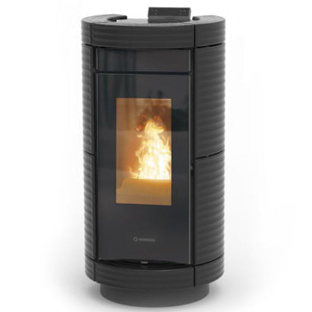 Thermorossi Termostufa a Pellet Dorica Idra 14 Maiolica 13,7 kW