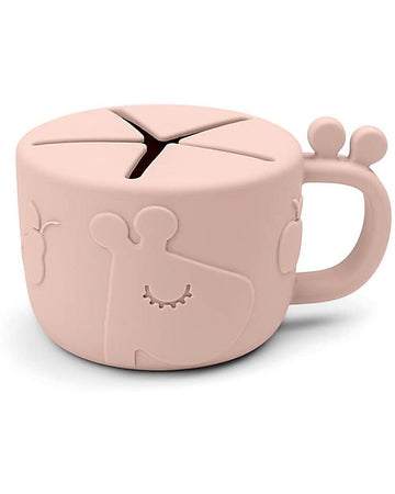 Tazza Snack Peekaboo - Raffi - Cipria - 100% Silicone Alimentare Done By Deer