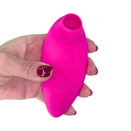 Stimolatore Clitoride 2in1 Vibra e Lecca Vibratore Multifunzione Licking Silicone