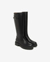 Nero Giardini stivali donna in pelle nero I514836D100