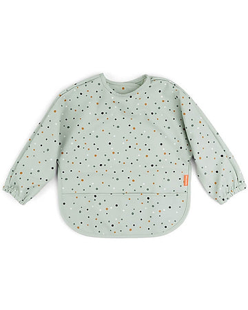 Bavaglio a Maniche Lunghe Impermeabile con Tasca - Happy Dots - Verde Done By Deer